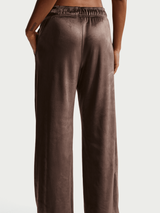 High-Rise Velour Pants