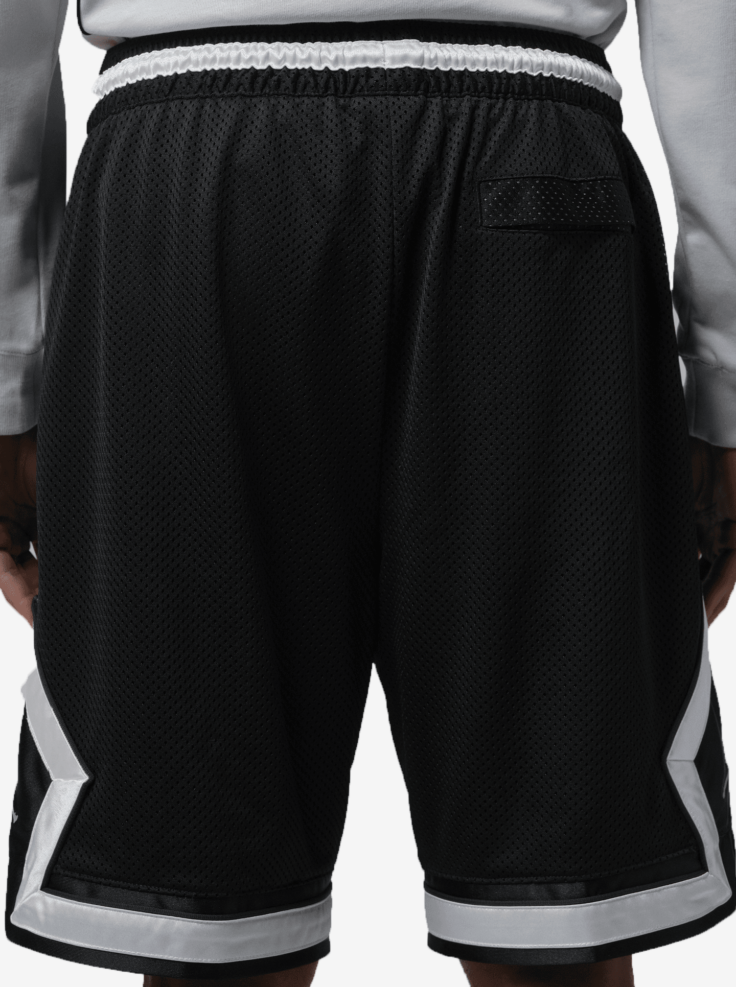 Nike M J BRK FC DMND Mesh Short - Black/Metallic Silver