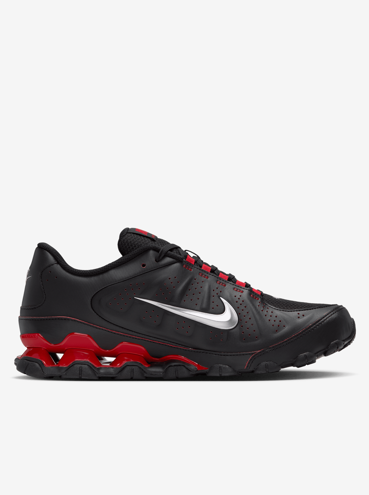 Nike M REAX 8 NSW SL - Black/Metallic Silver-University Red