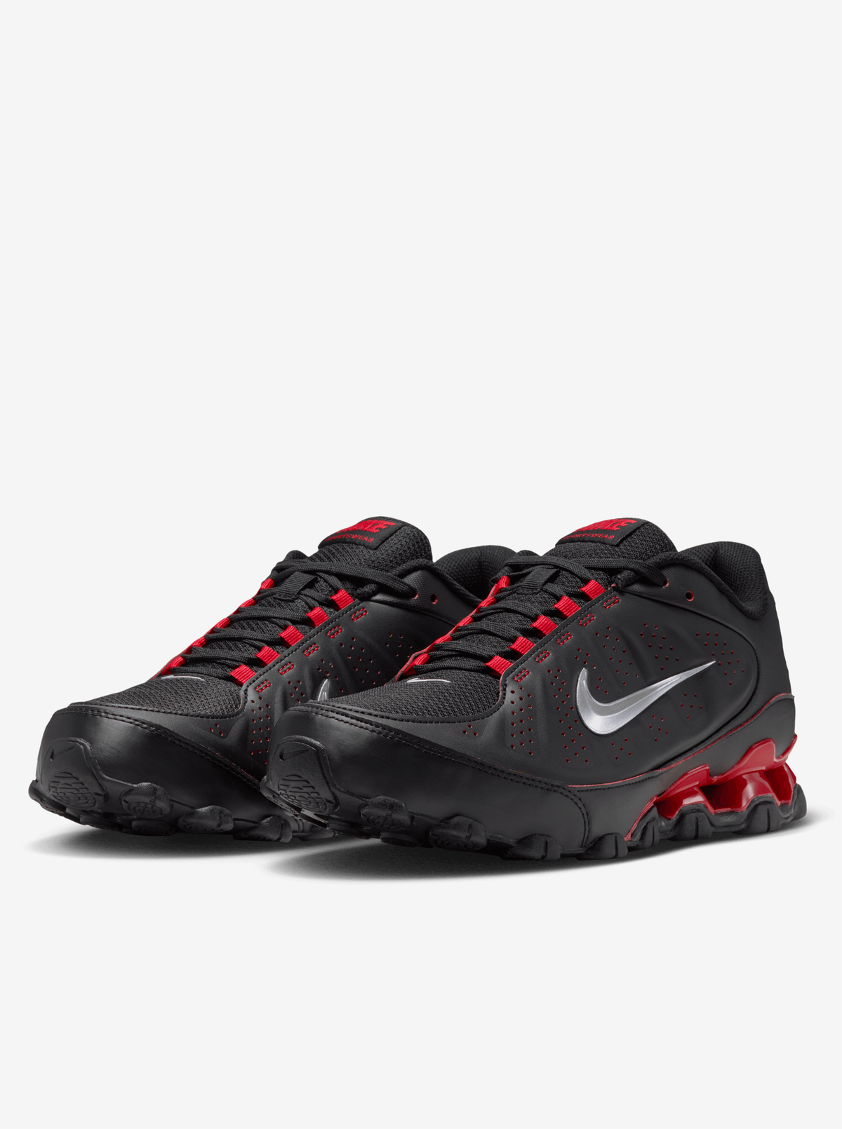 Nike M REAX 8 NSW SL - Black/Metallic Silver-University Red