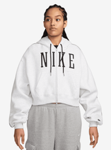 Studio Fleece Oversized Cropped Hoodie