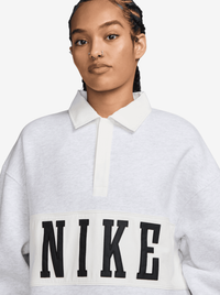 Studio Fleece Oversized Rugby Shirt