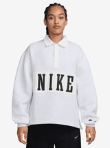 Studio Fleece Oversized Rugby Shirt