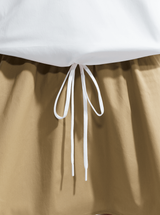 Oversized Poplin 1/2-Zip Jacket