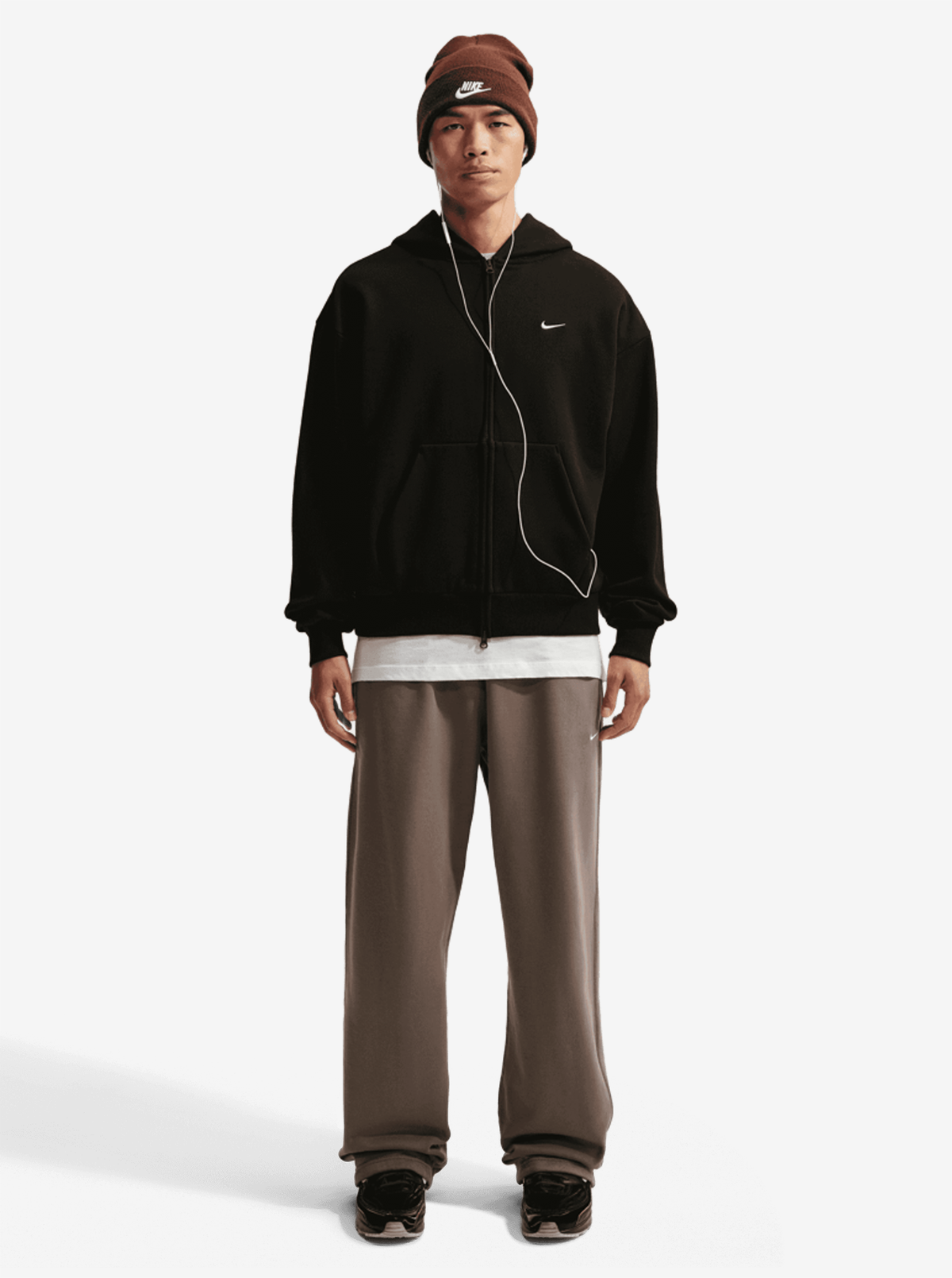 Solo Swoosh Fleece Full-Zip Hoodie
