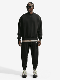 Solo Swoosh Fleece Crew-Neck Sweatshirt