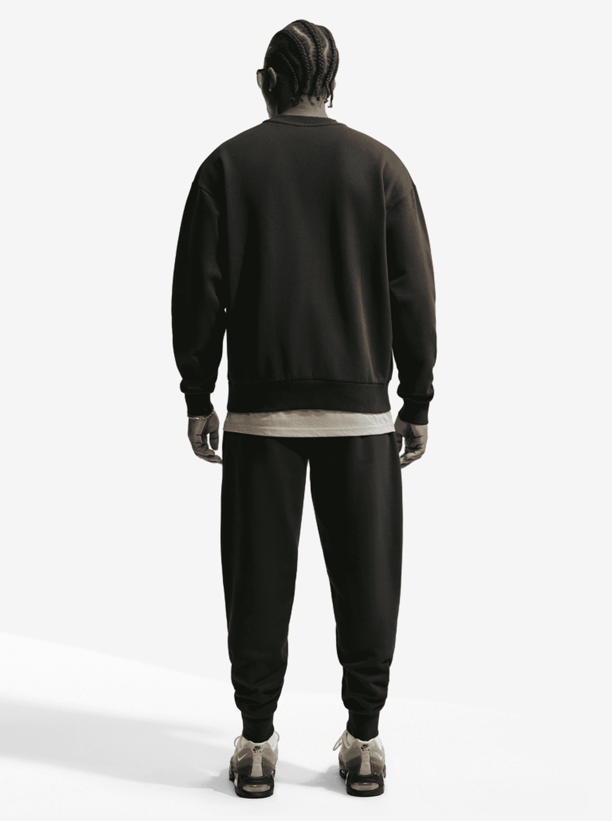 Solo Swoosh Fleece Crew-Neck Sweatshirt
