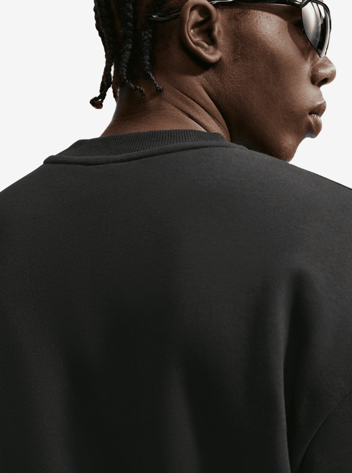 Solo Swoosh Fleece Crew-Neck Sweatshirt