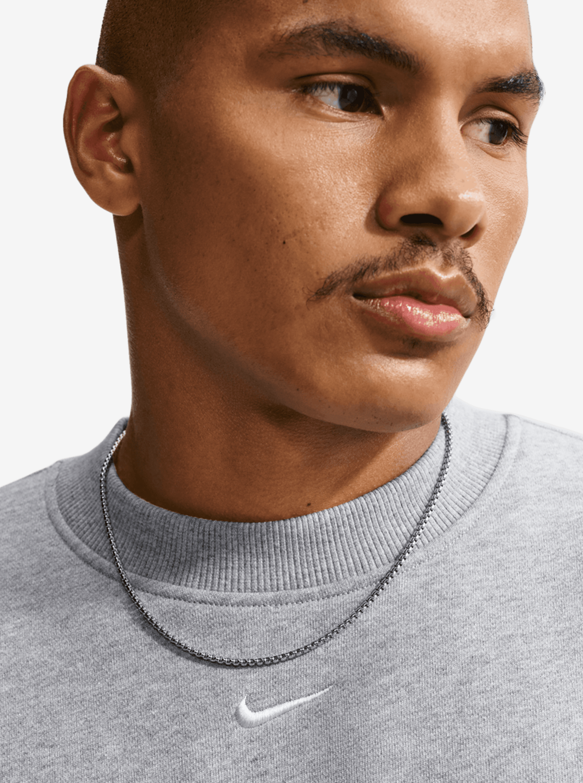 Solo Swoosh Fleece Crew-Neck Sweatshirt