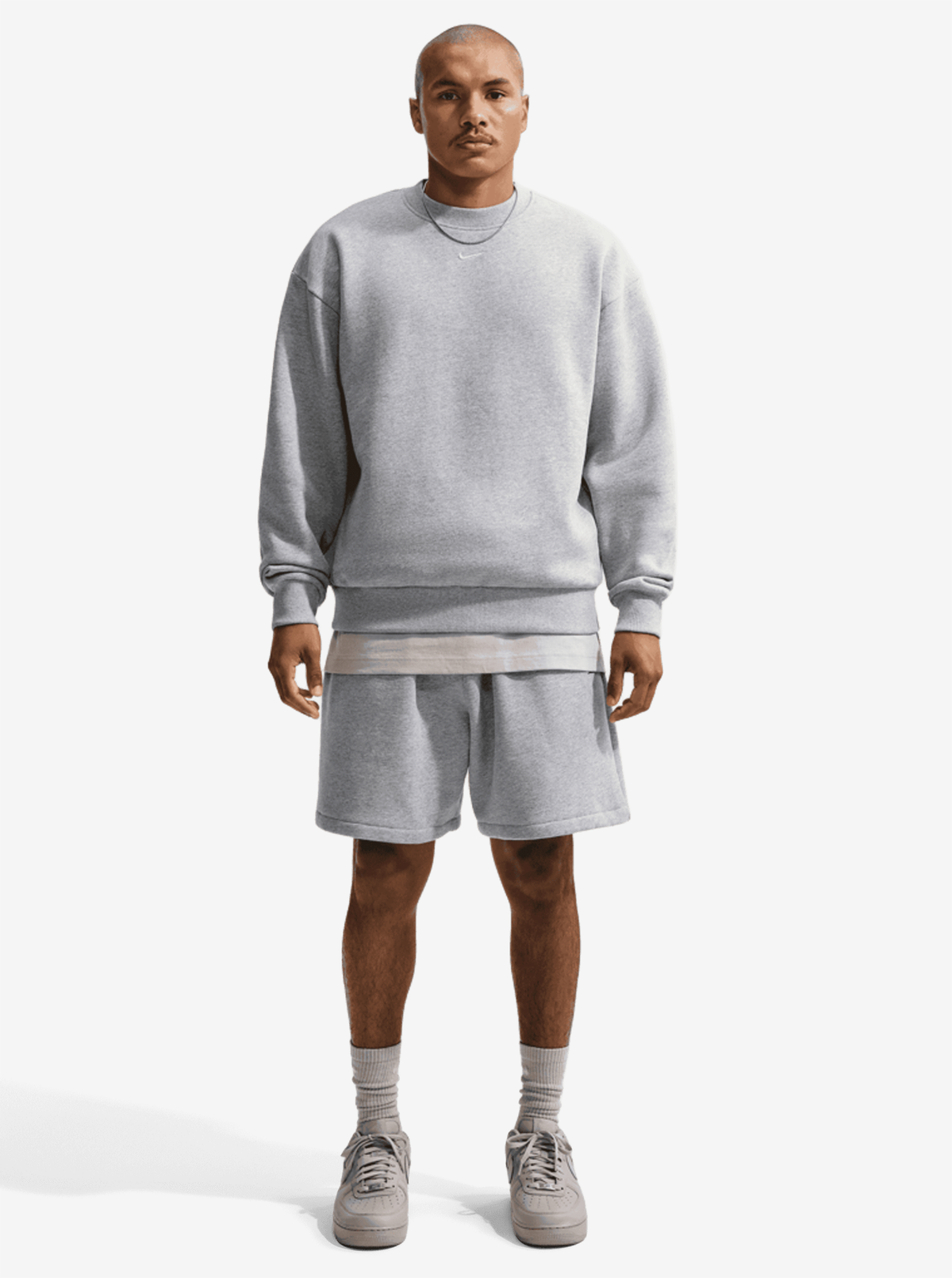 Solo Swoosh Fleece Crew-Neck Sweatshirt