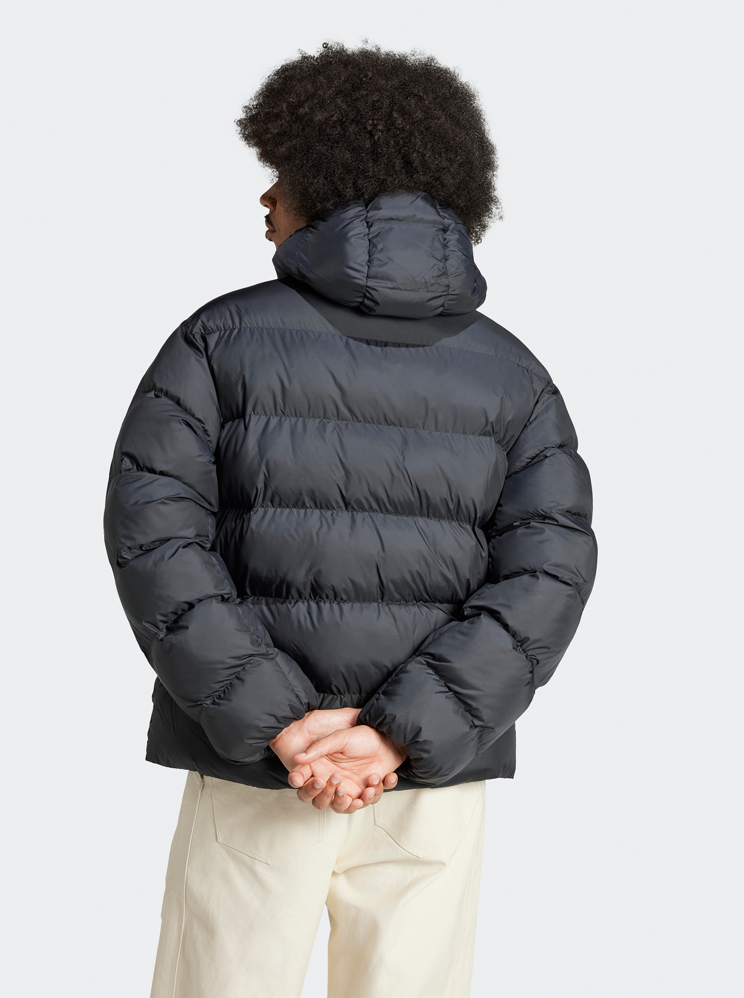 Tonal Hooded Puffer Jacket