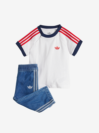 Adidas I Denim Tee Set - Meblde/White