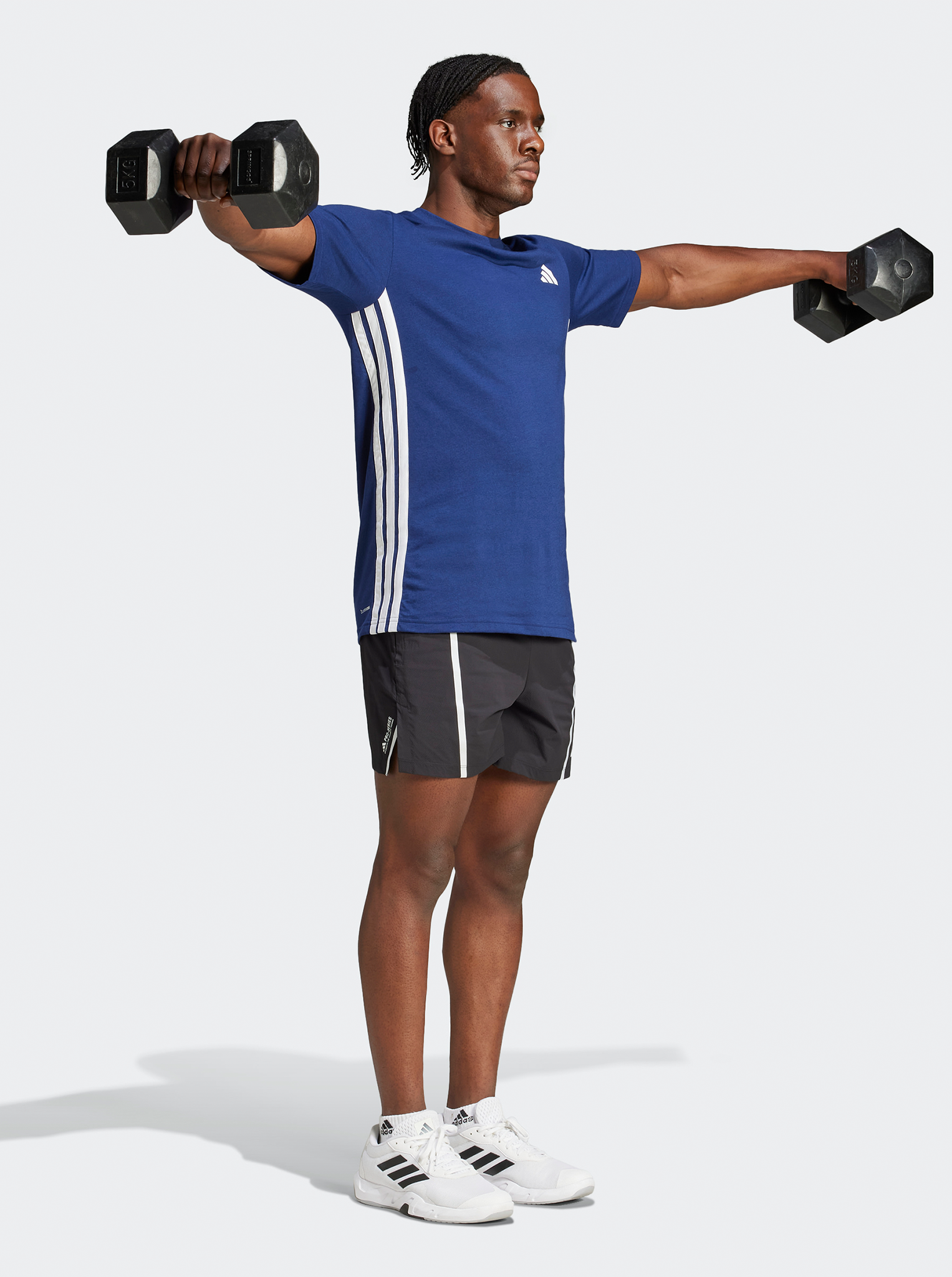 Tシャツ・カットソー adidas Train Essentials Training Philedi 3S Tee JD0172 Train Essentials Training Feelready 3-Stripes T-Shirt