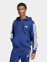 Essentials Three Stripes Fleece Hoodie