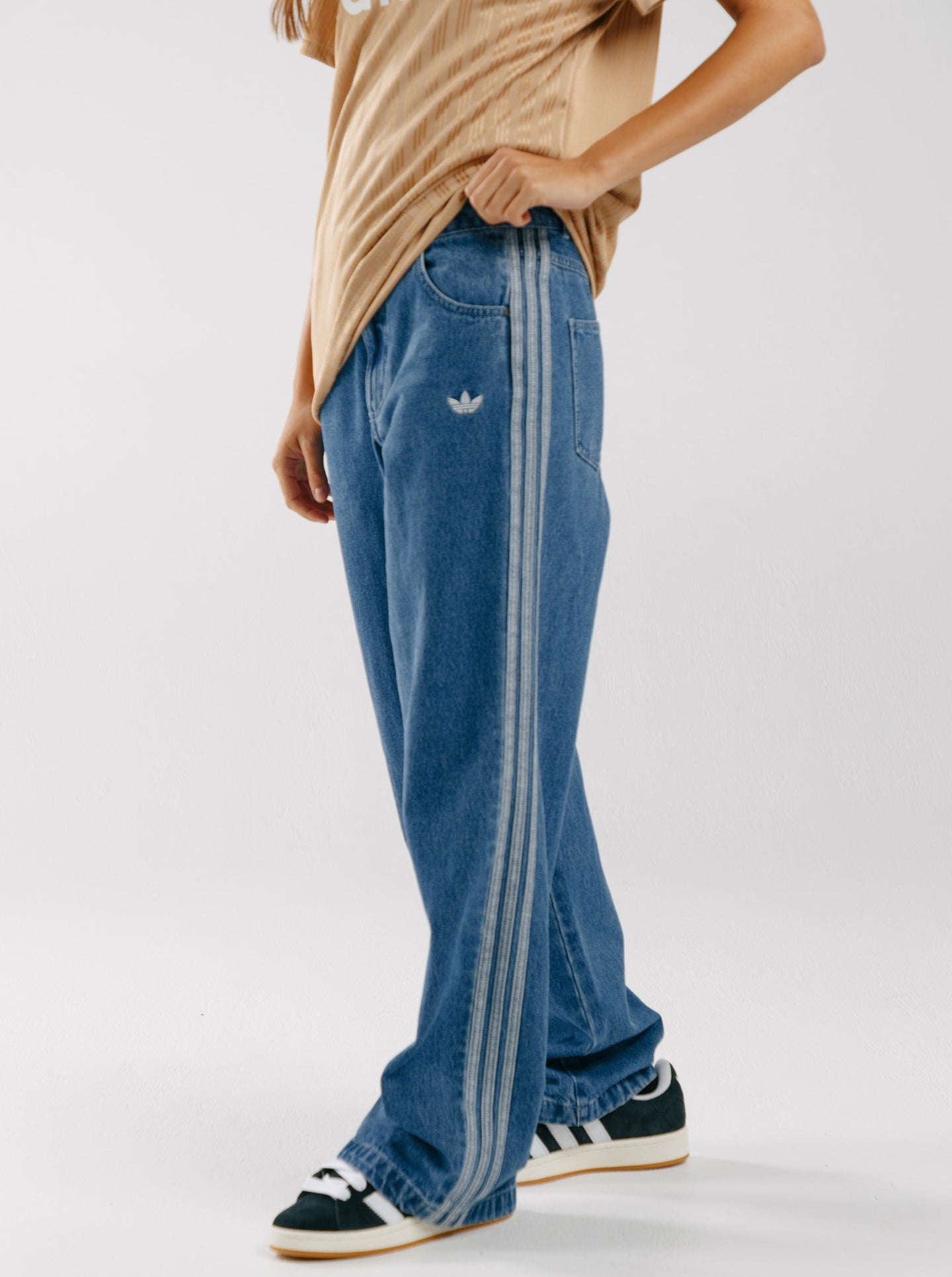 Adicolor Denim 3-Stripes Track Pants