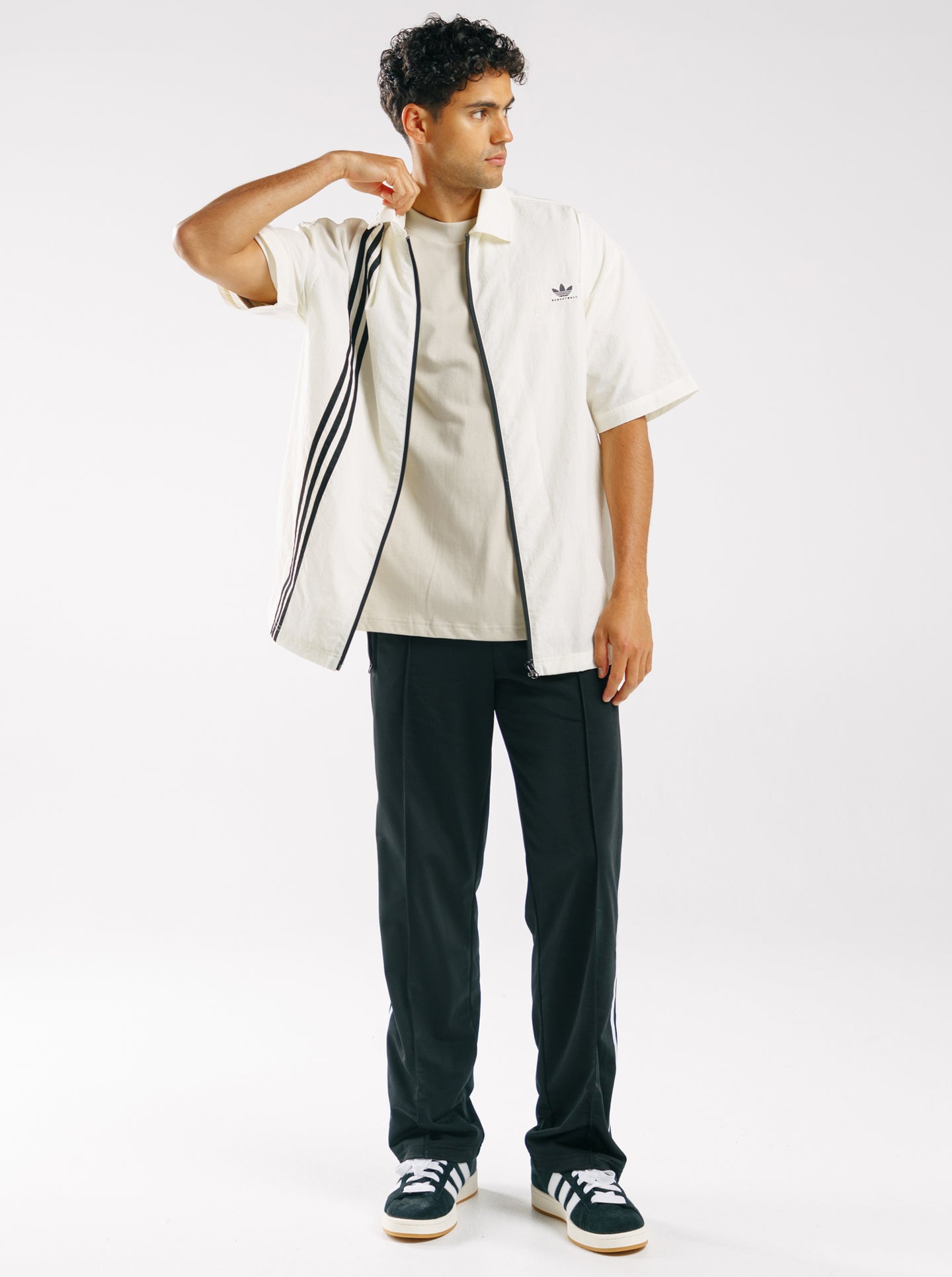 3-Stripes Shooting Short-Sleeve Top