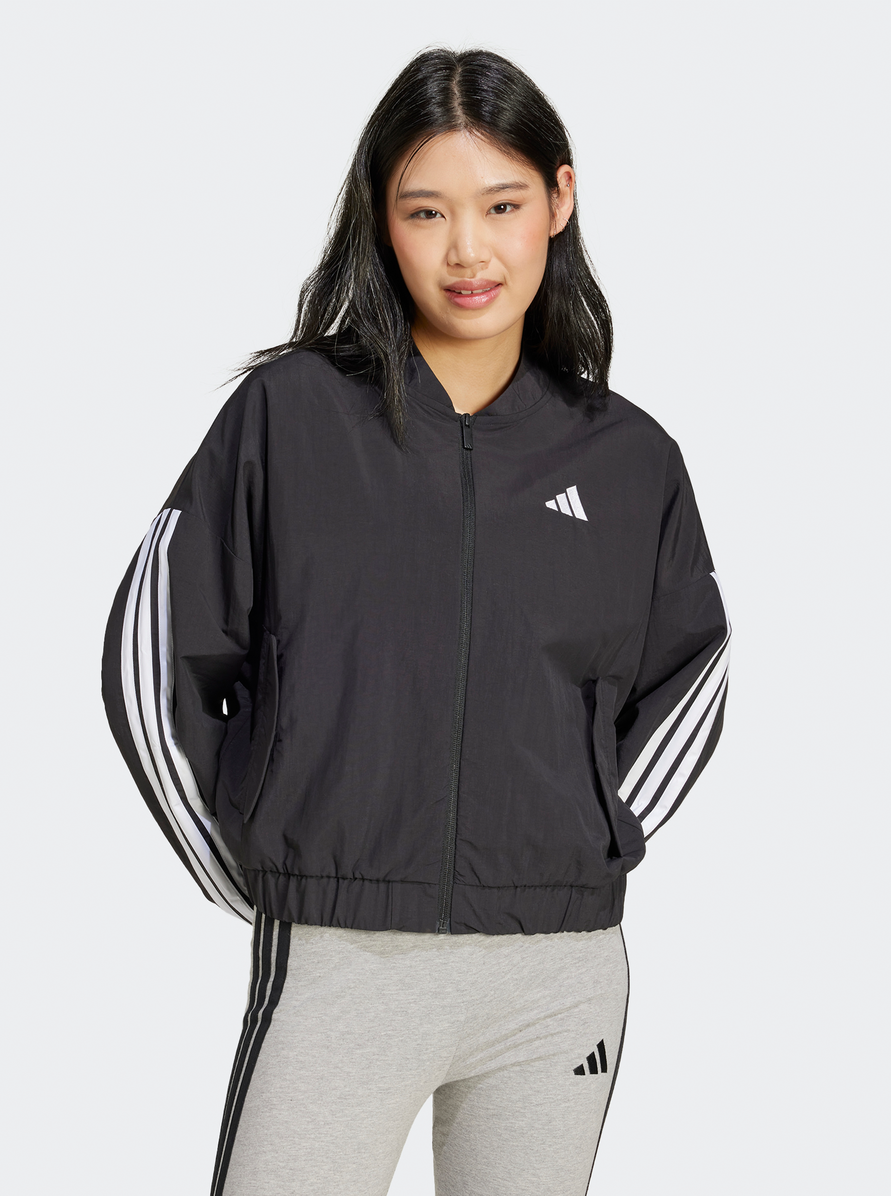 3-Stripes Woven Bomber Jacket