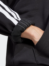 Essentials Three Stripes Fleece Hoodie