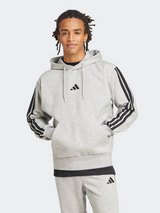 Essentials Three Stripes Fleece Hoodie