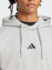 Essentials Three Stripes Fleece Hoodie