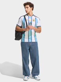 Argentina 26 Home Replica Messi Jersey