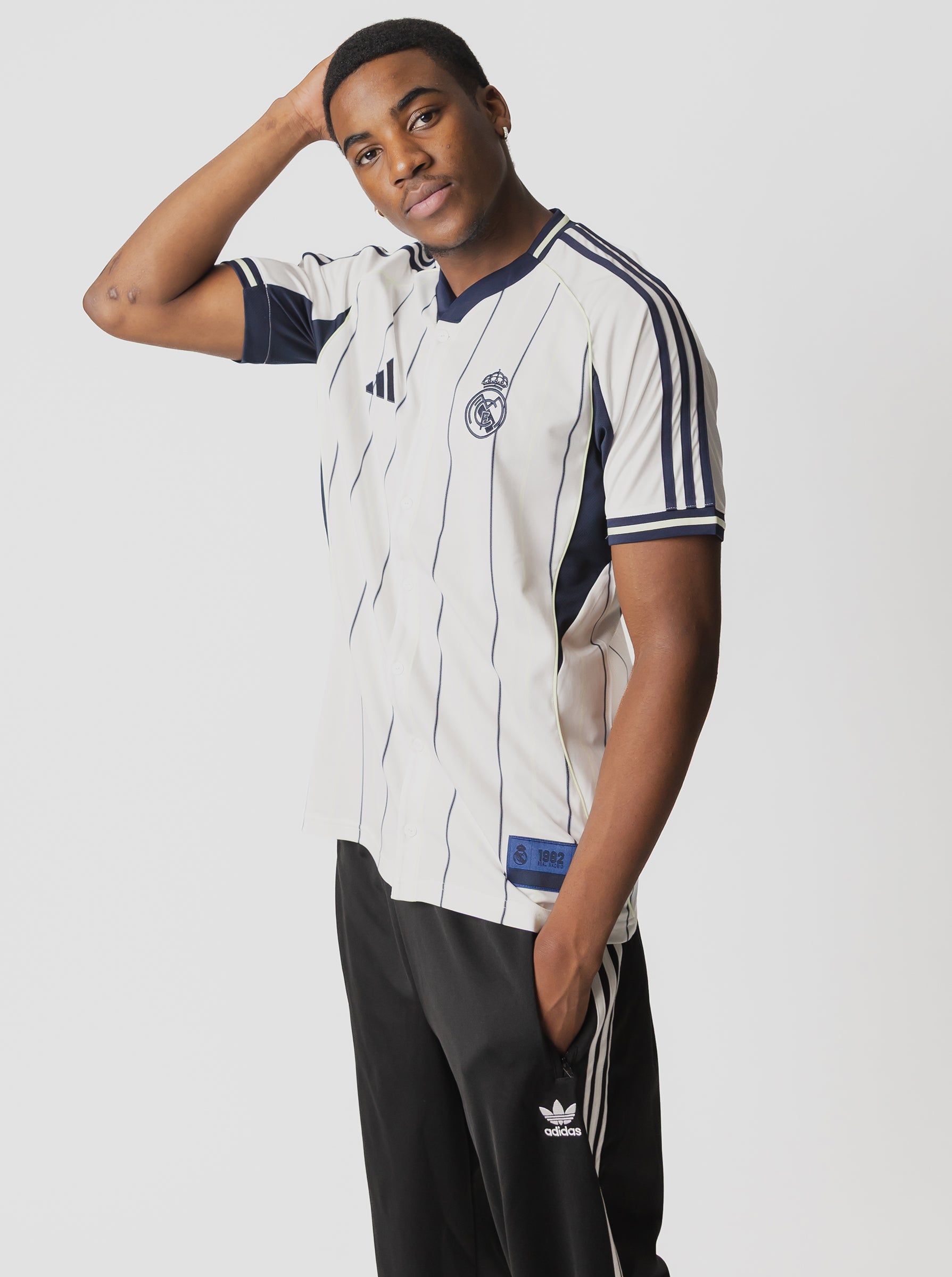 Real Madrid Baseball Shirt – Stirling Sports - Main Image