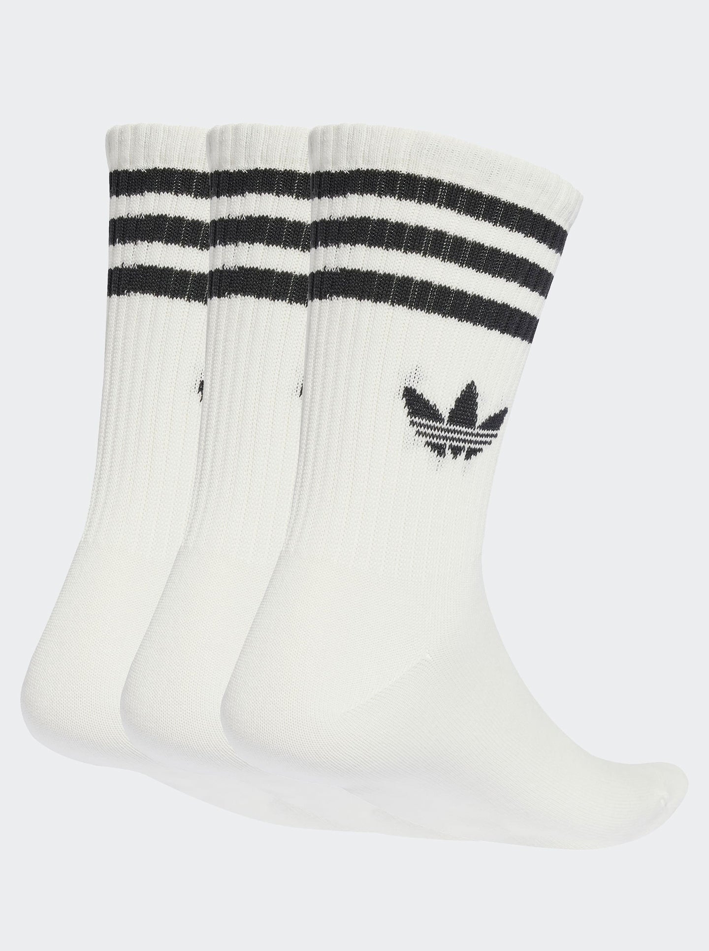 3-Stripes Crew Socks 3 Pairs