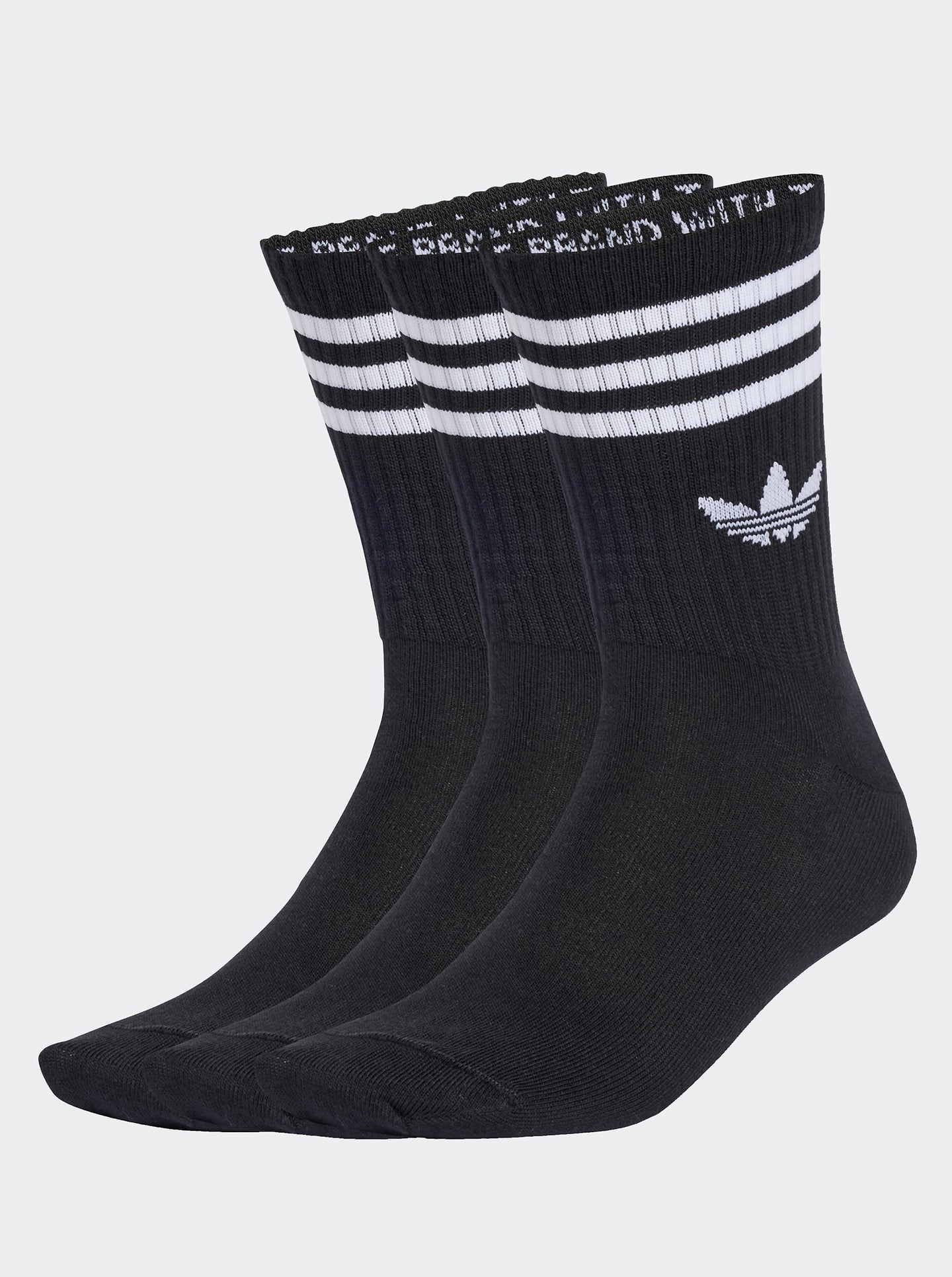 3-Stripes Crew Socks 3 Pairs