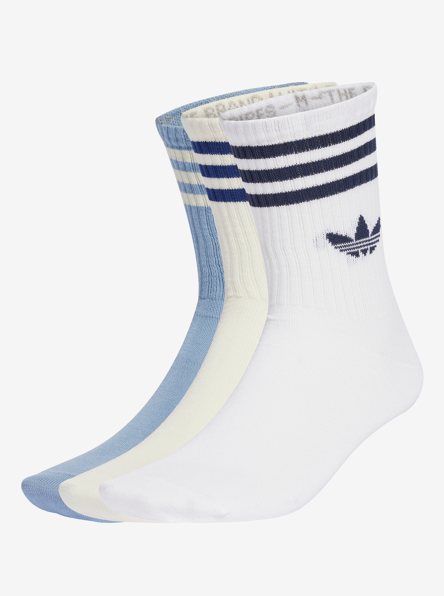3-Stripes Crew Socks 3 Pairs