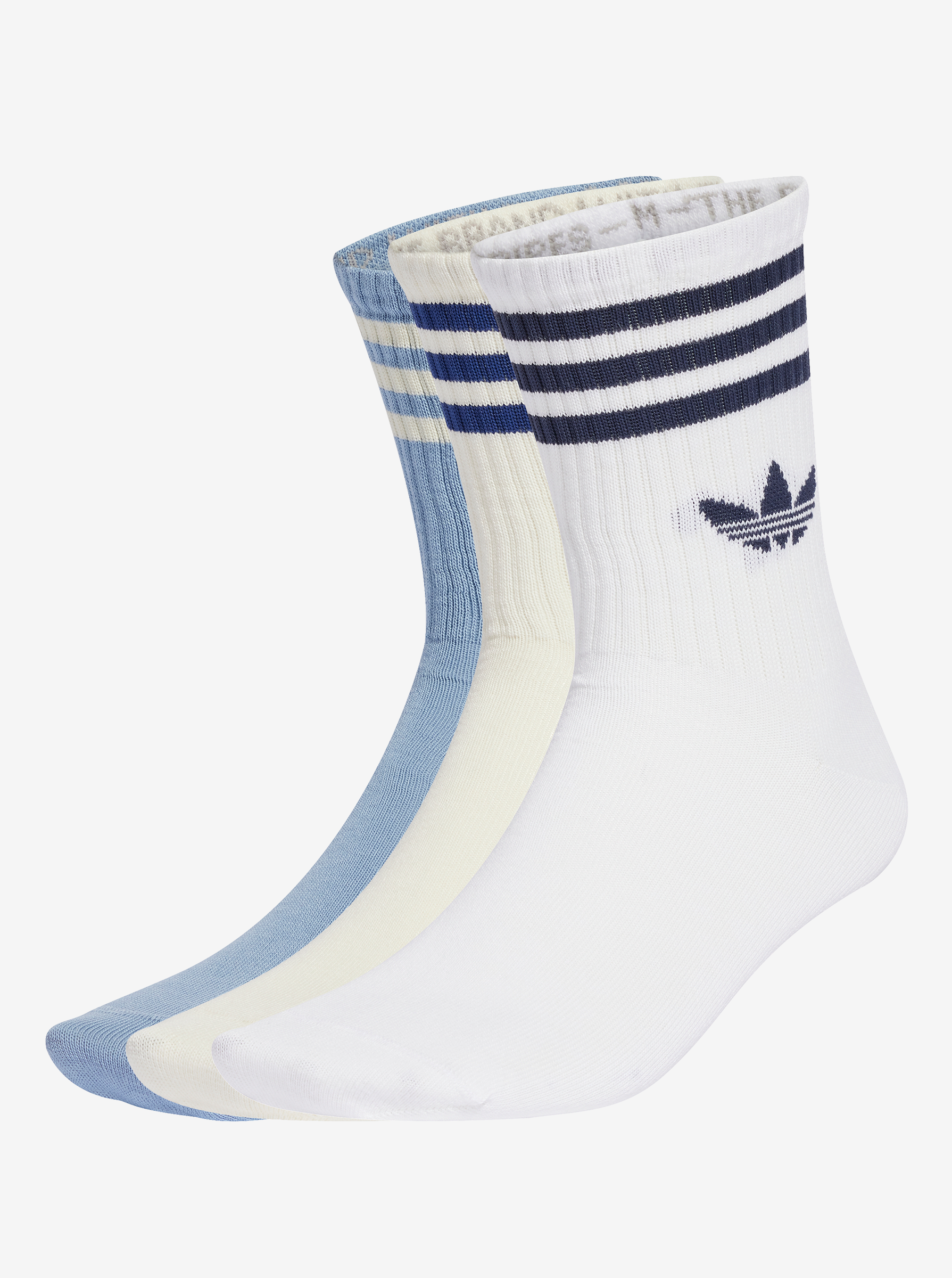 3-Stripes Crew Socks 3 Pairs