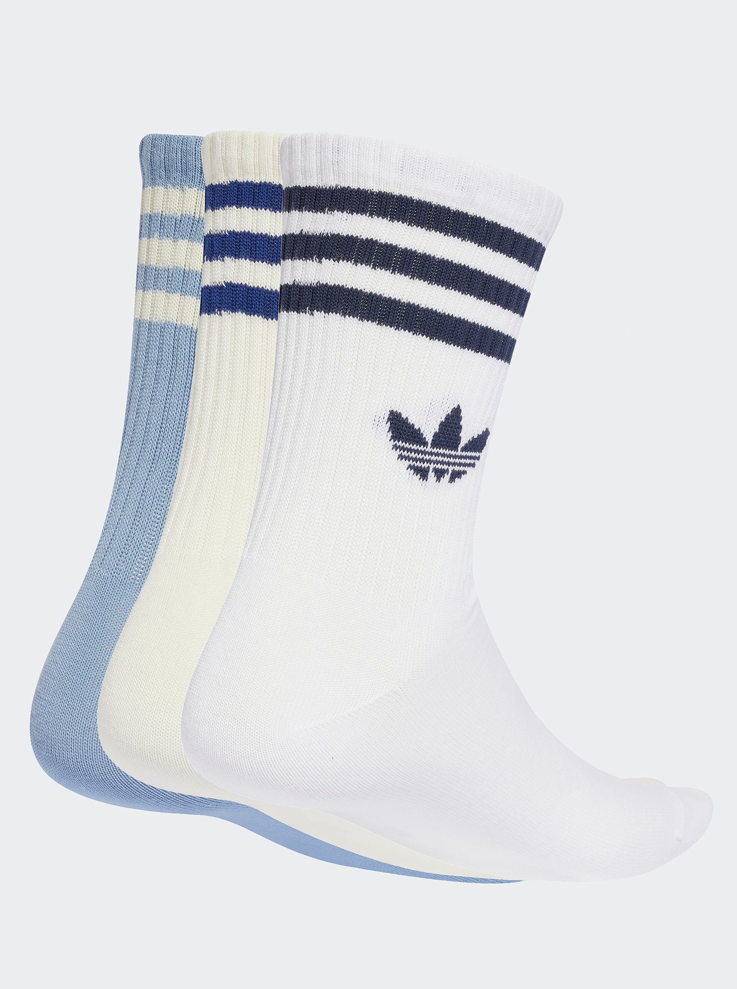 3-Stripes Crew Socks 3 Pairs