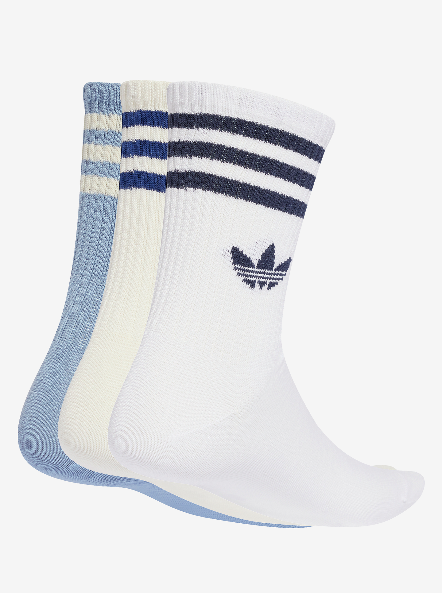 3-Stripes Crew Socks 3 Pairs