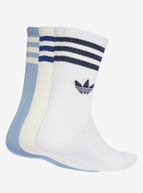 3-Stripes Crew Socks 3 Pairs