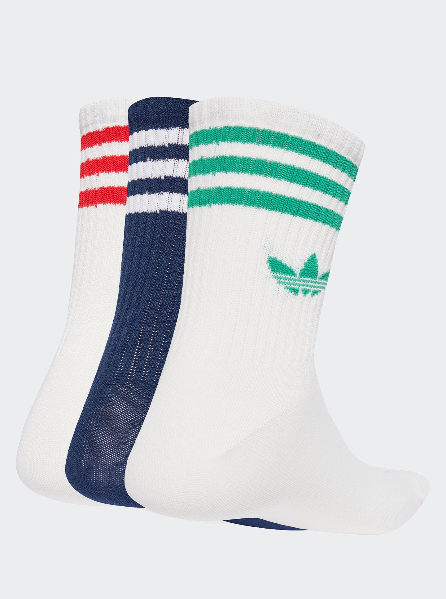 3-Stripes Crew Socks 3 Pairs