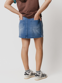 Denim Mini Skirt