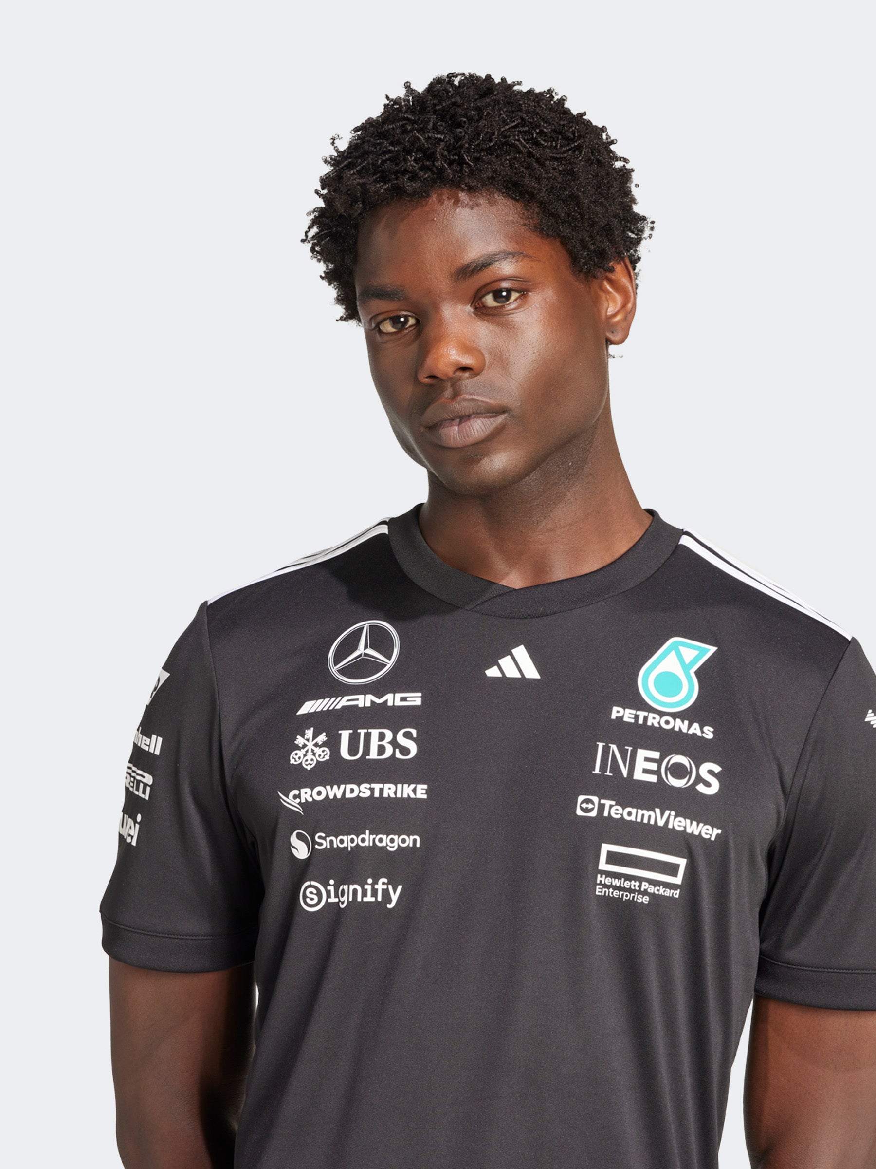 Mercedes AMG Petronas Formula One Team Black Driver Jersey
