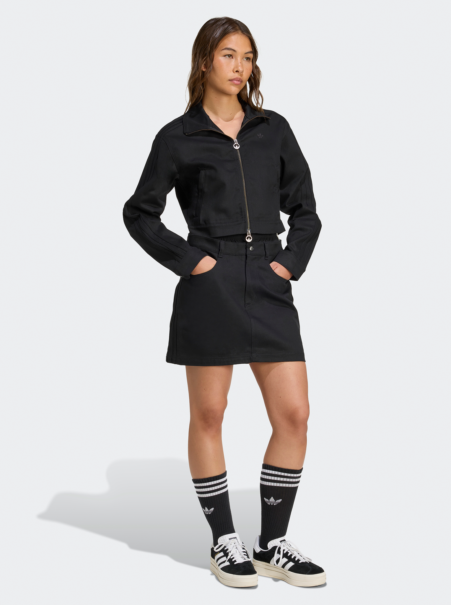 Firebird Crop Twill Track Top