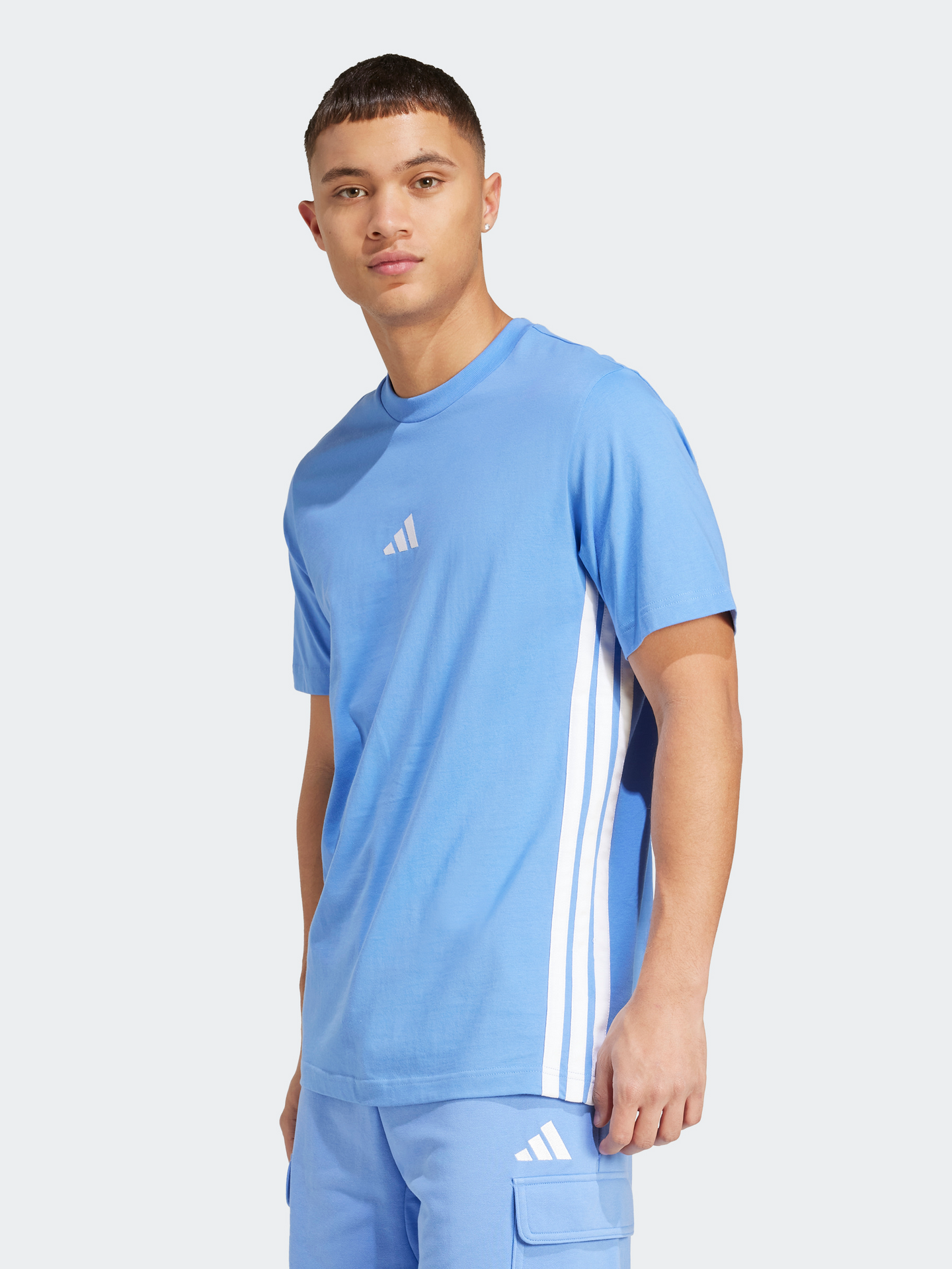 Essentials Three Stripes Single Jersey Tee