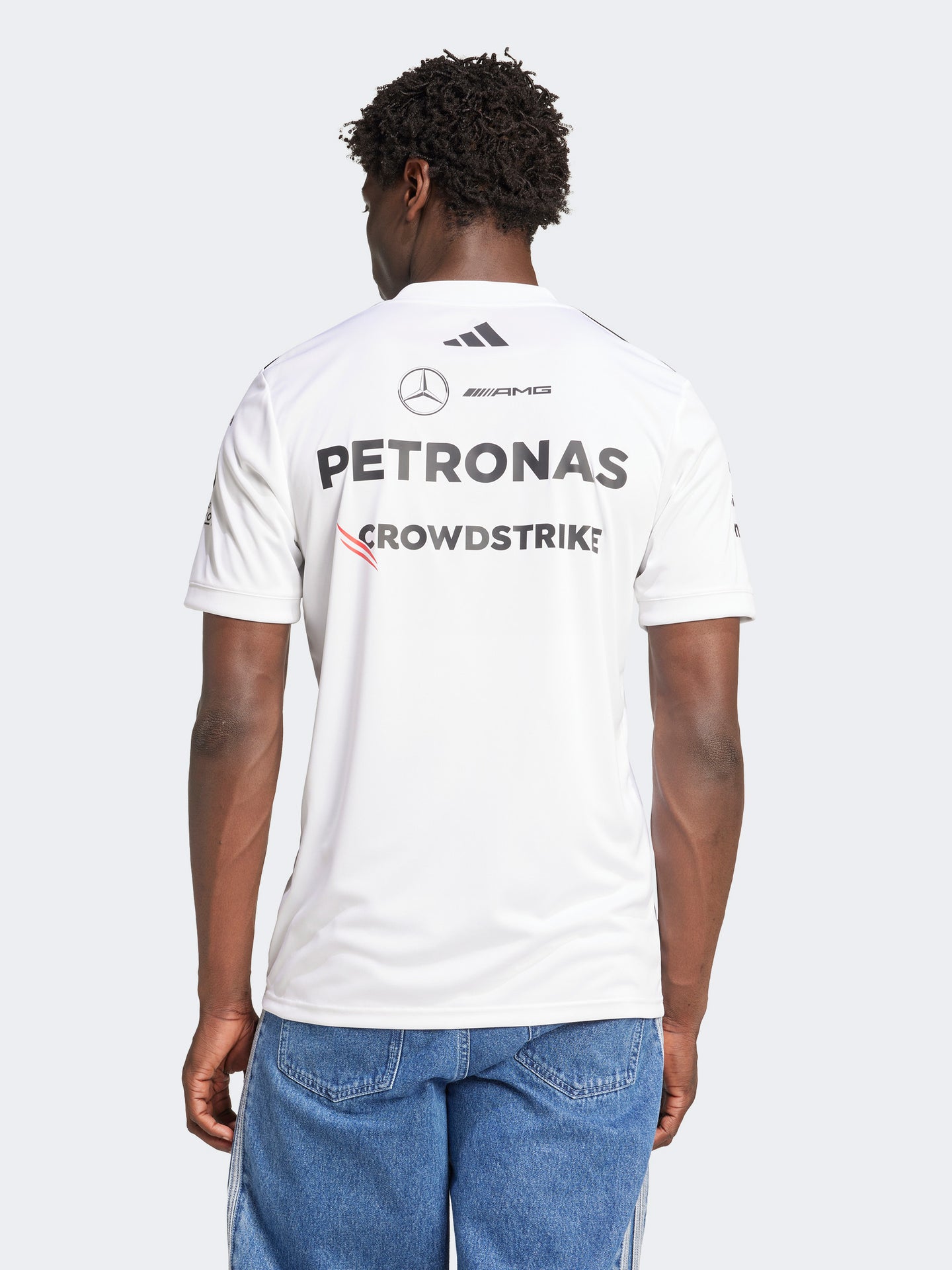 Mercedes AMG Petronas Formula One Team White Driver Jersey