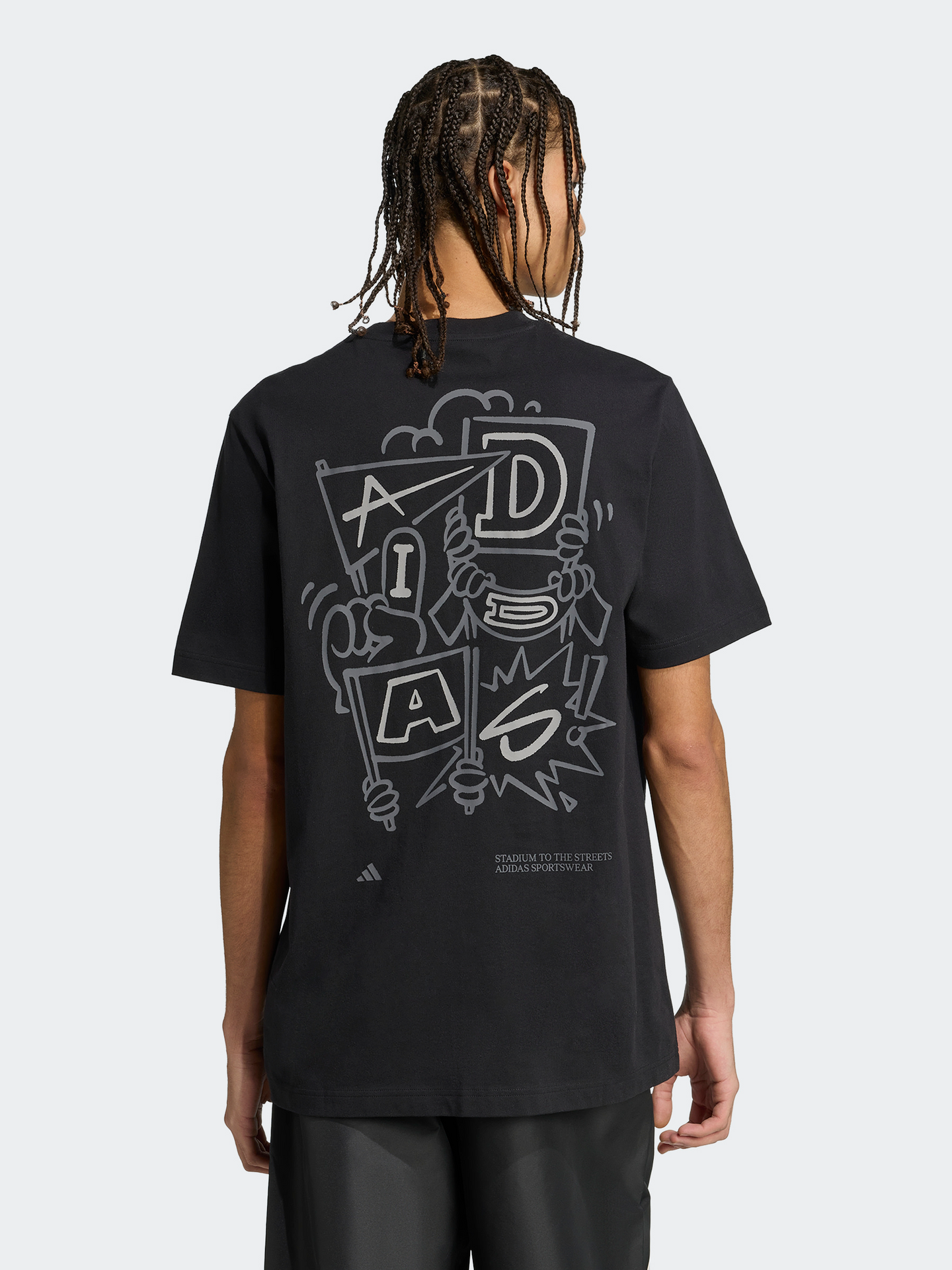 Stadium Crowd Loose Graphic T-Shirt