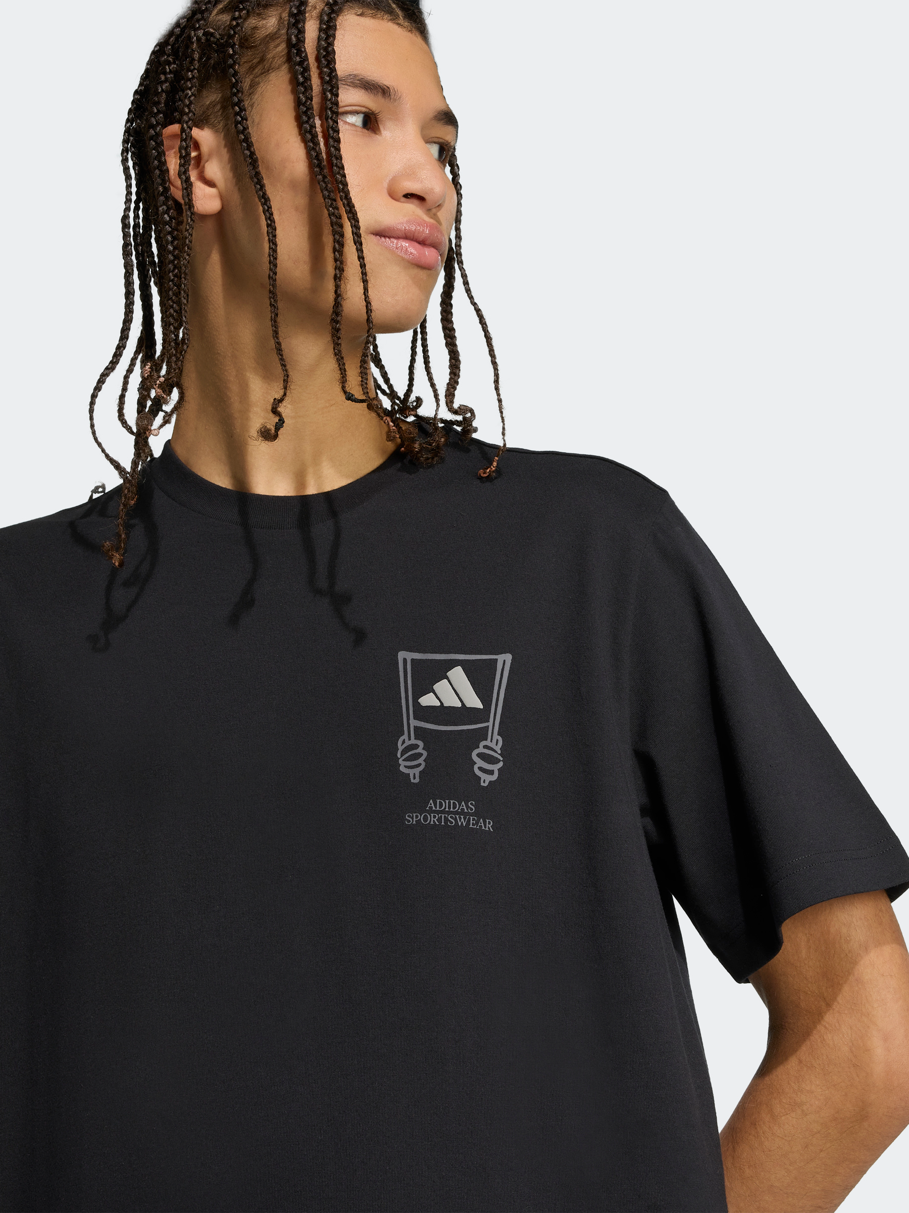 Stadium Crowd Loose Graphic T-Shirt