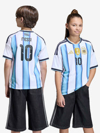 Argentina 26 Home Replica Messi Jersey Youth