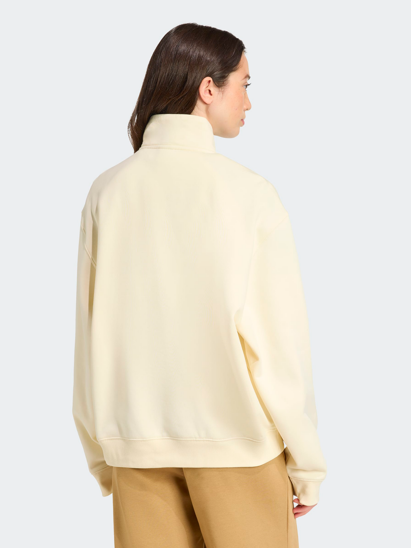 Essentials Linear Oversized Quarter-Zip