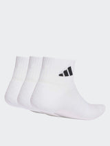 Cushioned Sportswear Ankle Socks 3 Pair Pack Unisex