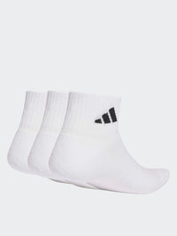 Cushioned Sportswear Ankle Socks 3 Pair Pack Unisex