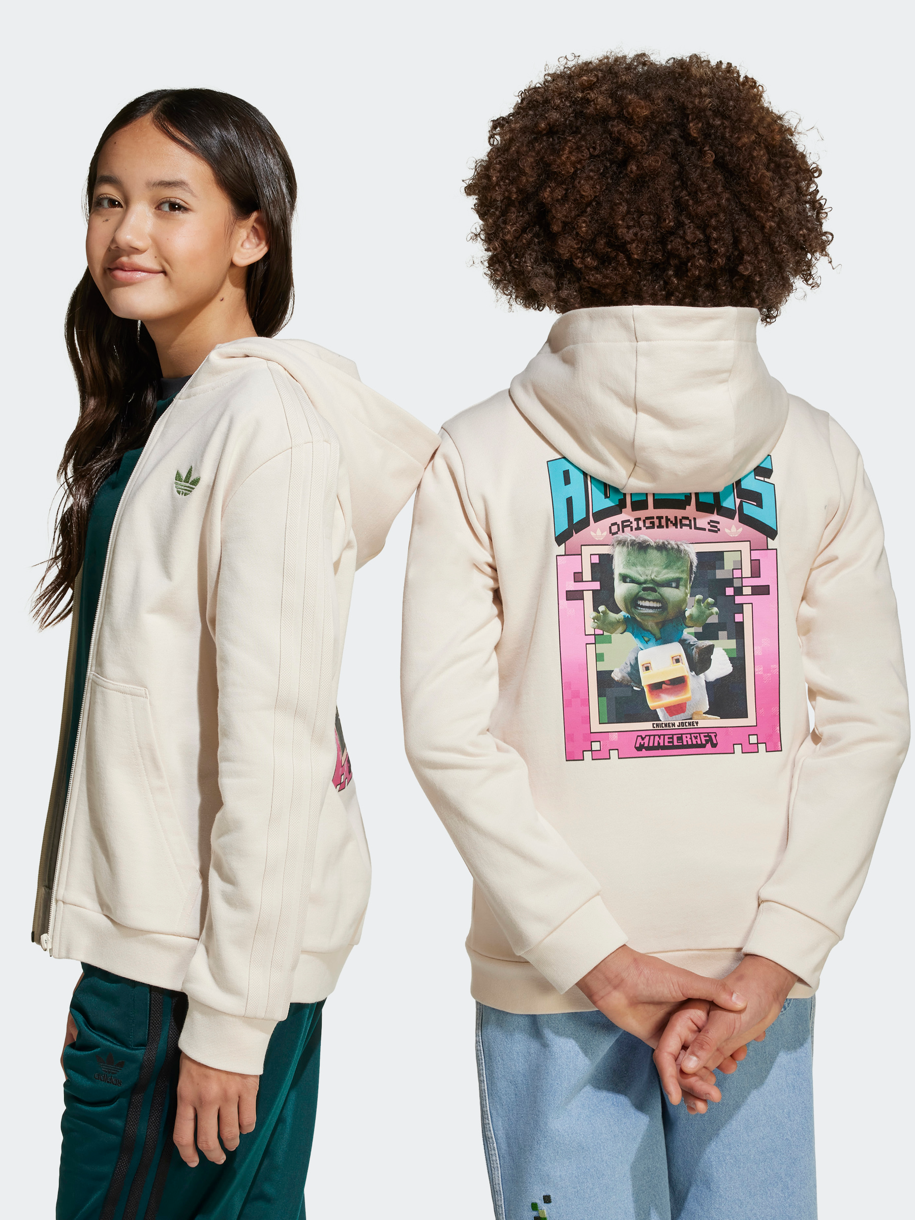 adidas Originals X Minecraft Graphic Hoodie Kids