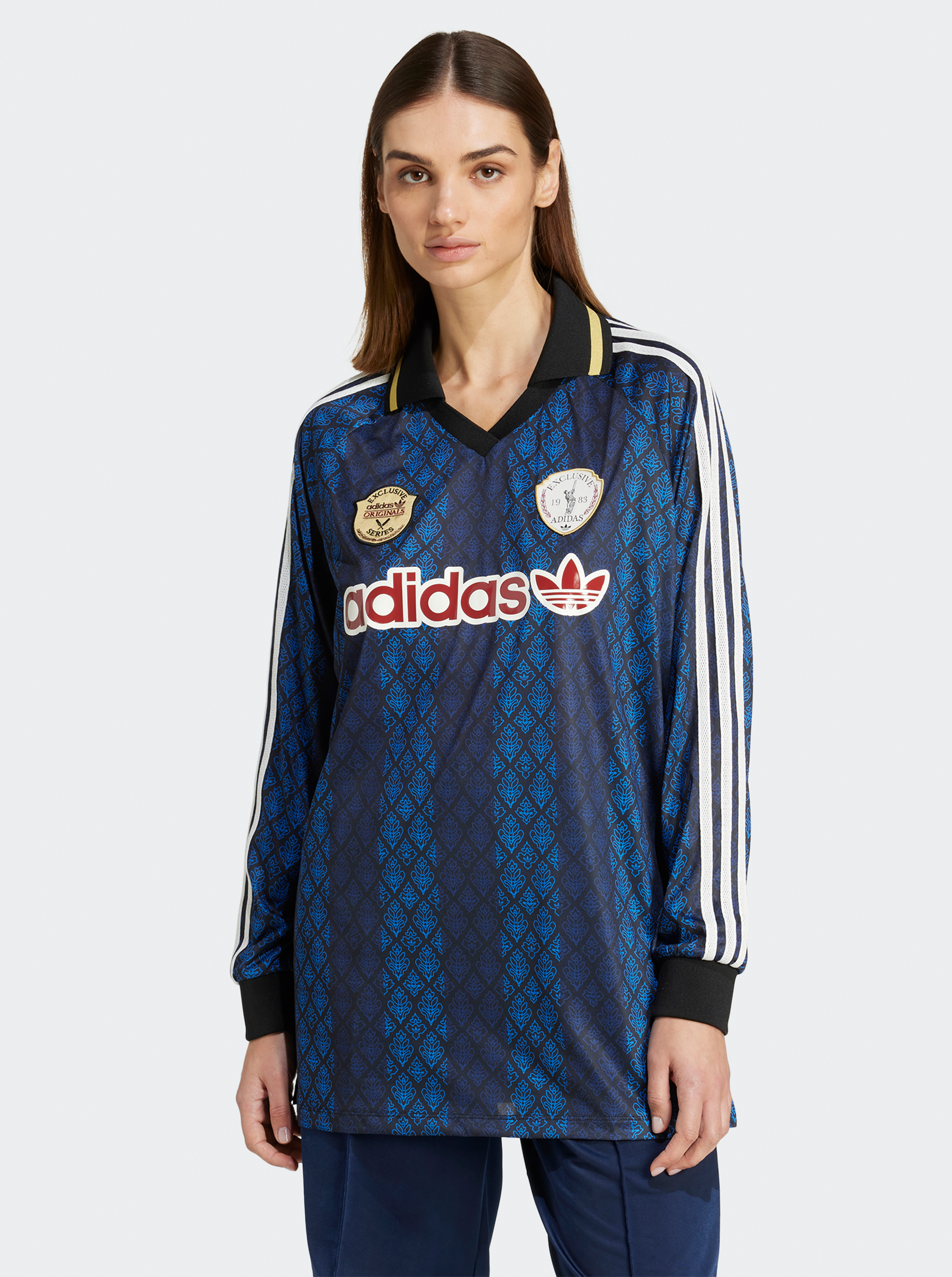 Retro Sports Cricket-Inspired Long Sleeve Jersey