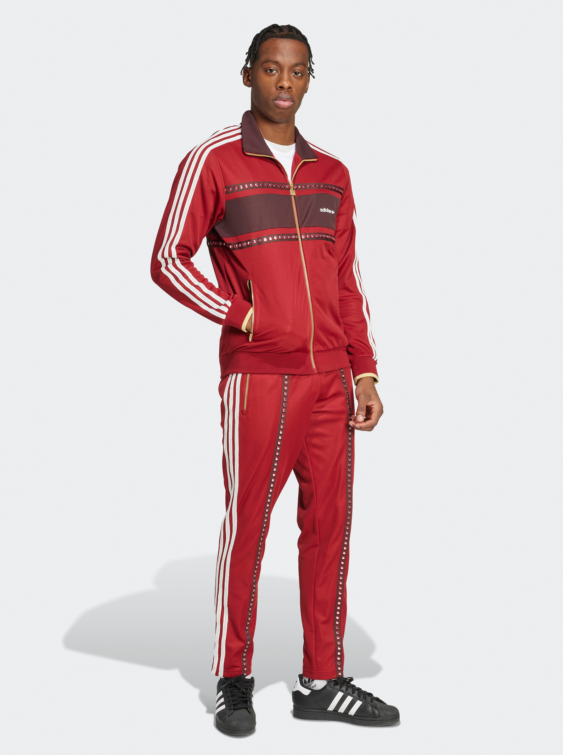 Retro Sports Cricket-Inspired Track Top
