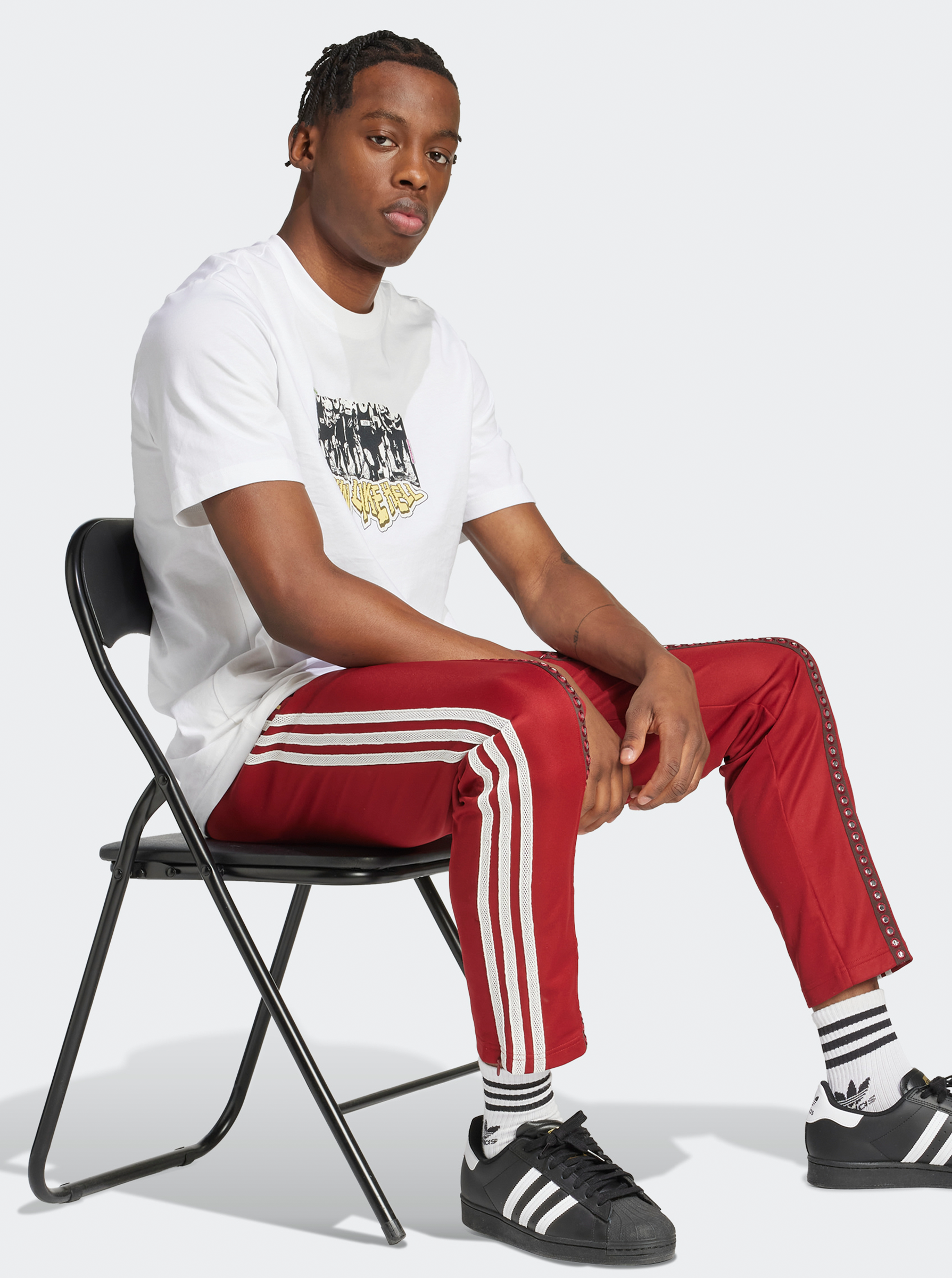 Retro Sports Cricket-Inspired Track Pant