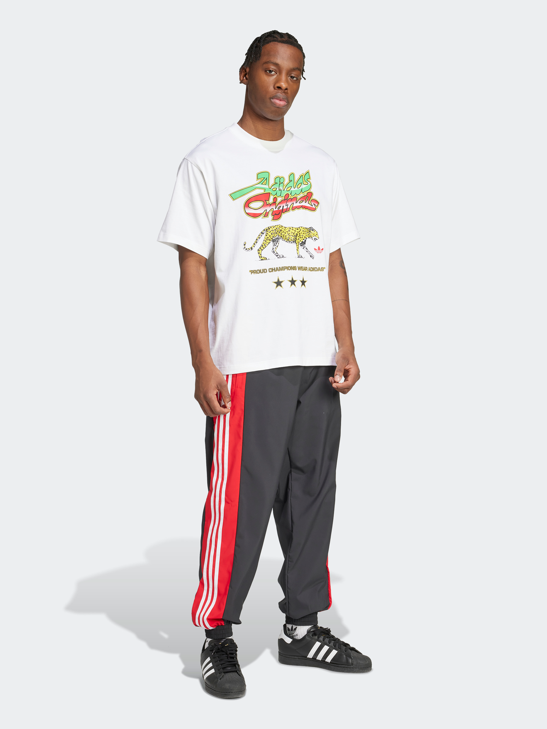 Warm-Up Track Pants in Better Scarlet
